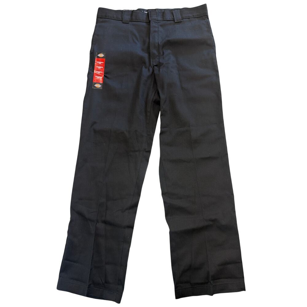 NWT Dickies 874 Flex Black 36W 32L Original Fit Work Pants Comfort Construction